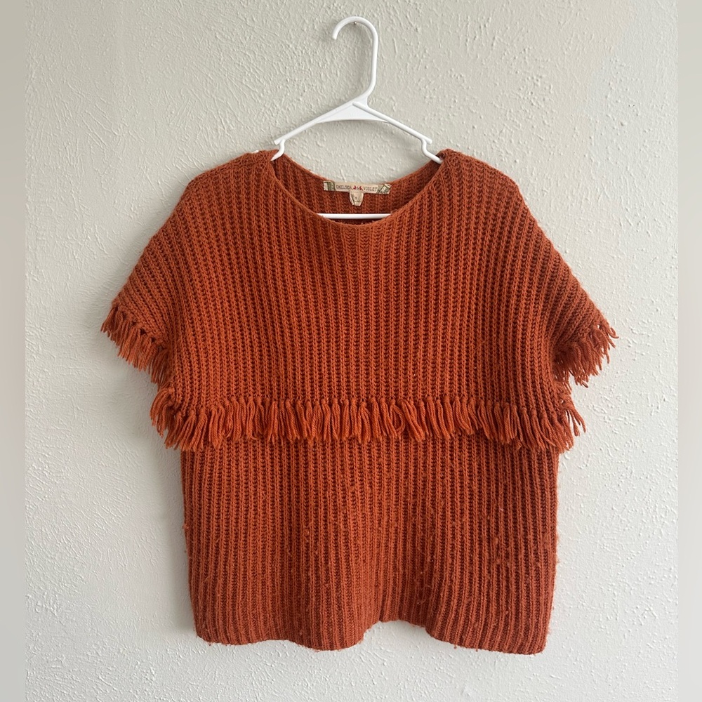 Chelsea & Violet Terracotta Knit Sweater